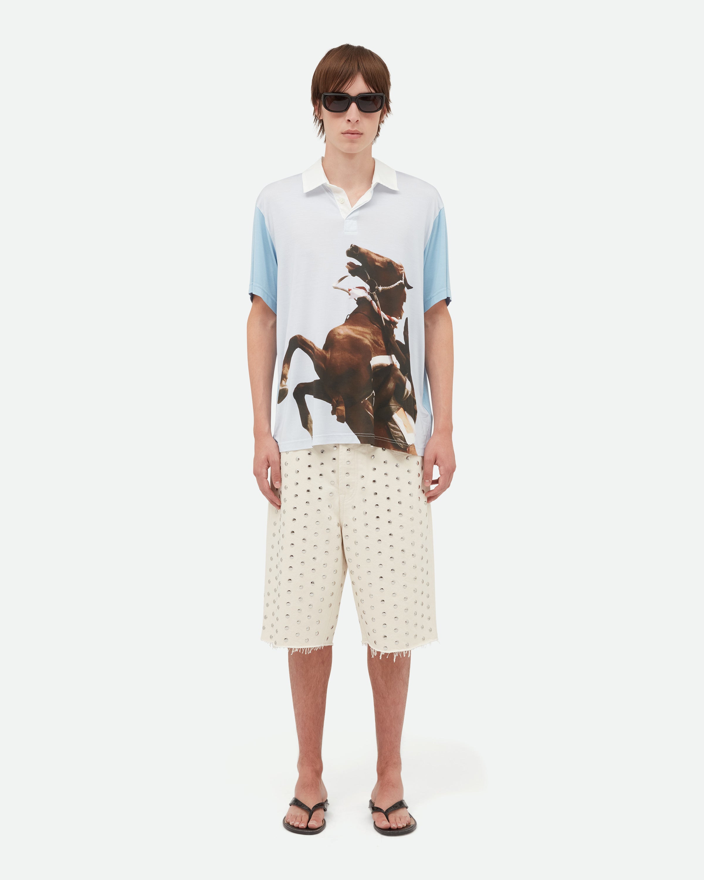 Wales Bonner x Stüssy Silk Polo Tops Wales Bonner